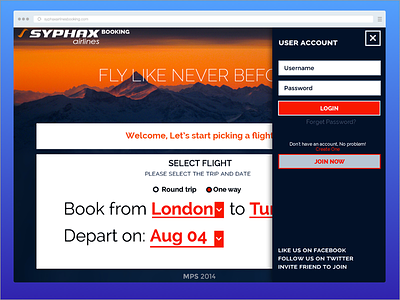 AIRLINE BOOKING UI/UX airplane booking ui ux webdesign