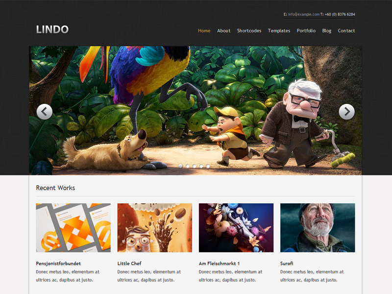 Lindo Wordpress Theme (English) by Arabthemes on Dribbble