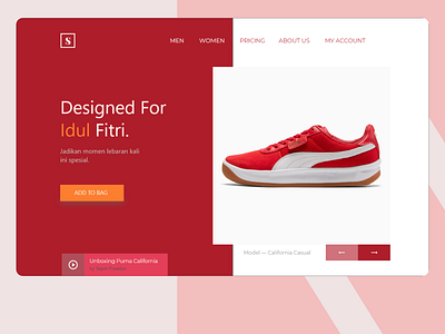 Landing Page  Shoes