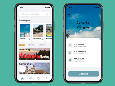 Travel Apps Indonesia app branding design homepage icon illustration login mobileapp mockup portfolio travel travel app ui ui ux uiux