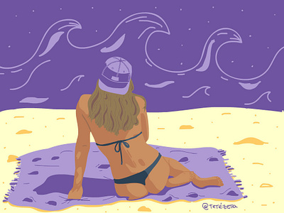 Summer Lover beach design dibujo draw drawing illustration ilustracao ilustracion ilustraciones ilustración ilustradora ilustration sea summer