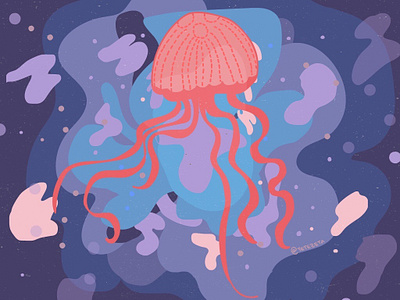 JellyFish amor design dibujo draw drawing illustration ilustracao ilustracion ilustraciones ilustración ilustradora ilustration love sea sea creature