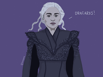 Dracarys! daenerys daenerys targaryen dibujo dragons draw drawing feminism gameofthrones girlpower got grlpwr illustration ilustracao ilustracion ilustraciones ilustración ilustradora ilustration motherofdragons