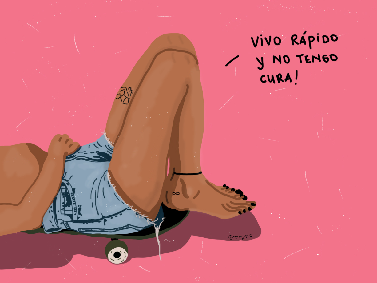 Con Altura design dibujo draw drawing girl grlpwr illustration ilustracao ilustracion ilustraciones ilustración ilustradora ilustration music rosalía skate skateboards skatergirl skates songs