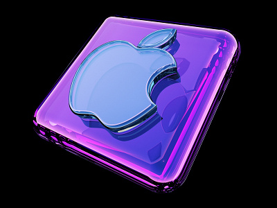 Apple Icon 3d apple apple design c4d icons