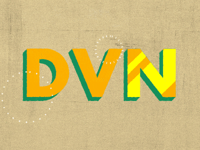 DVN REBOUND aftereffects animation flat gif green yellow