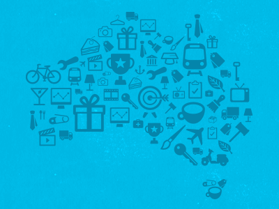Australia Map Animation animation australia blue flat gif texture xero