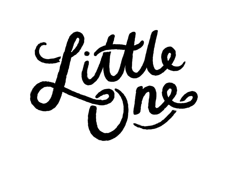 Little One after effects animation little logo motion graphics one photography type wedding