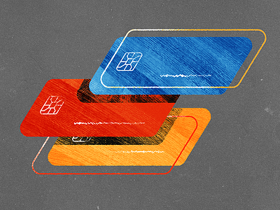 Credit Cards 2d card credit credit cards illustration styleframe texture