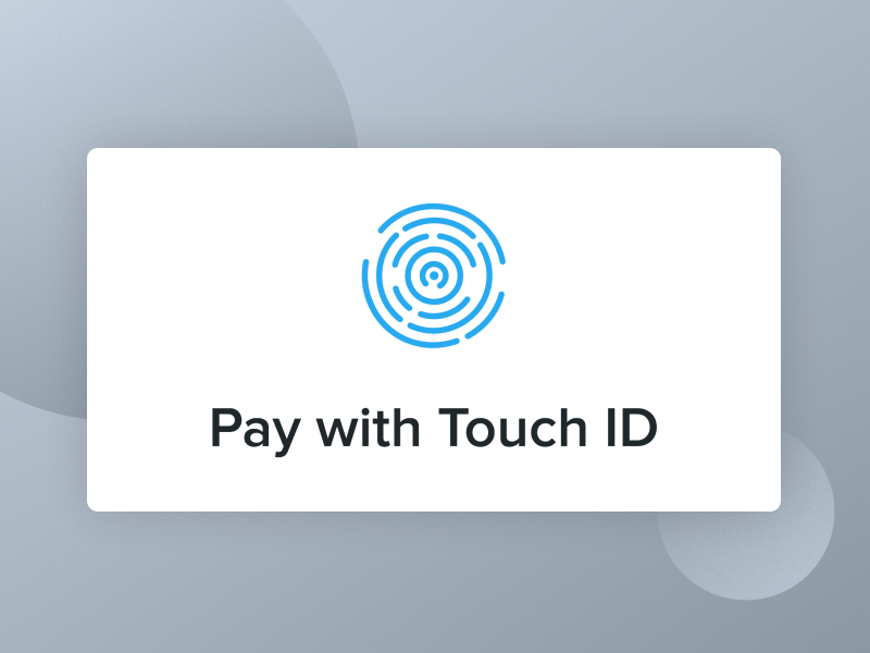 Touch ID Micro Interaction 2d animation design mobile payments touch ui ux