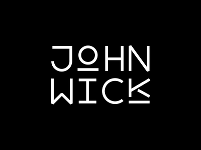 John Wick - A modern take fanlogo johnwick keanureeves movie