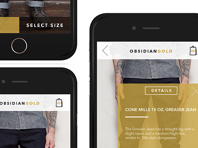 Obsidian Gold android app fashion greenhouse ios mobile obsidian gold