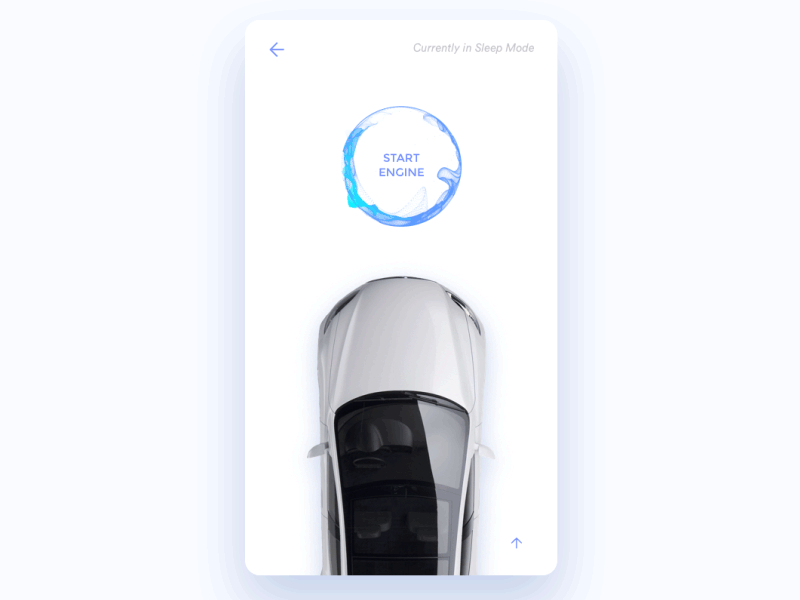 Automobile Implementation app auto car clean concept ios minimal phone smart ui ux
