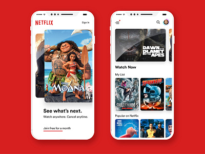 Netflix Iphone X apple ios iphone x minimal mobile netflix ui ux video