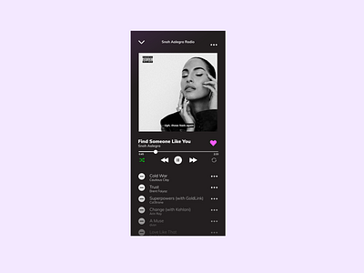 DAILY UI 009 - MUSIC PLAYER