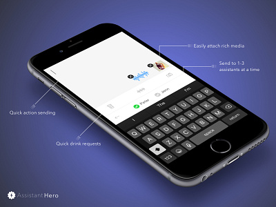 Assistant Hero awesomeness messaging quick sending