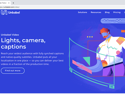 Unbabel Video Page