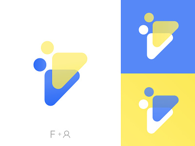 Friend Finder - Logo Design Concept v1 app brand branding clean design flat graphic design icon identity illustration illustrator ios lettering logo minimal typography ui ux vector website