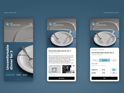 Design concept mobile app design uxui