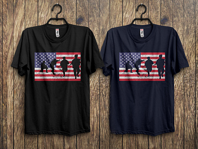 USA, Army, Soldiers, Veteran T-shirt