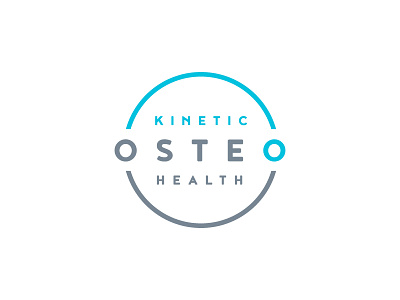 Kinetic Osteo Health balance centre circle happy health kinetic logo movement osteo osteopath yang ying