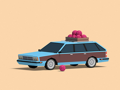 Dribbble Wagon