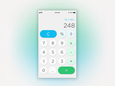 #DailyUI #day4 #calculator