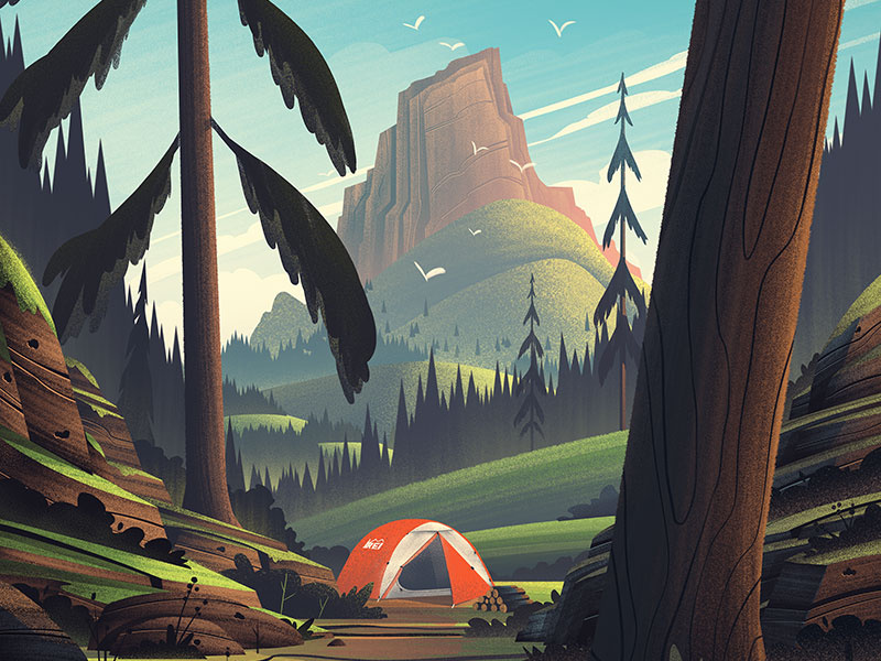 REI 4th of July by Brian Edward Miller on Dribbble