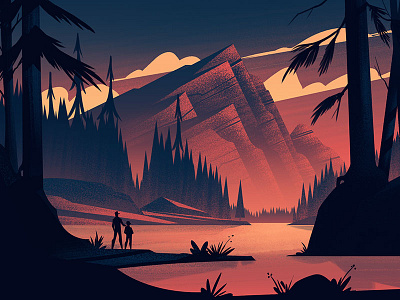 Lake of Light adventure brian edward miller illustration mountains nature ocs orlin culture shop outdoors retro vintage