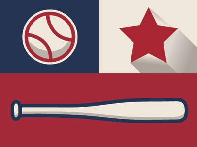 Baseball Assets ball baseball bat flat freelance gradient icons simple star