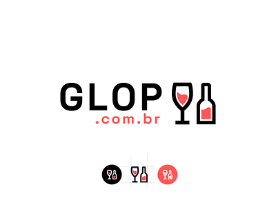 GLOP VINHOS brand identity branding logo logo design logotype wine