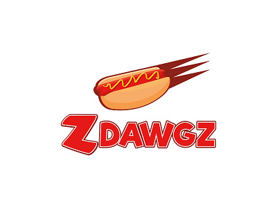ZDAWGZ design food hotdog logo