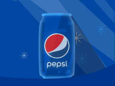 Happy Pepsi New Year 2021 2d animation drink flat gif minimal motion party pepsi shape spark