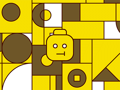 LEGO X CARDS 2d animation cards design flat gif illustration lego legoman logo motion pattern shape toys typography yellow