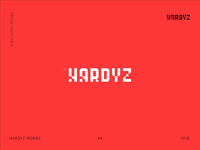 HARDYZ WORDS 2d animation branding business flat font future hardyz identity logo minimal motion shape technologies tetris type typeface typography