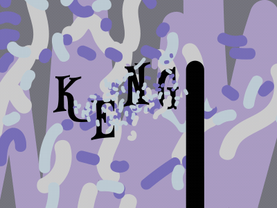 Kengo FONT 2d animation dark font fontfirma gif halloween letters magic motion mystic playfull shape type typeface typography