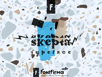 Skepta Typeface 2d animation flat gif letters minimal motion shape type typography