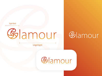 Glamour Fashion Brand logo 2019 trends adobe illustrator branding fashion brand illustration logo minimal typography