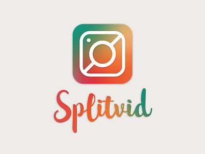 Split your moments up! camera camera app icon logo split video