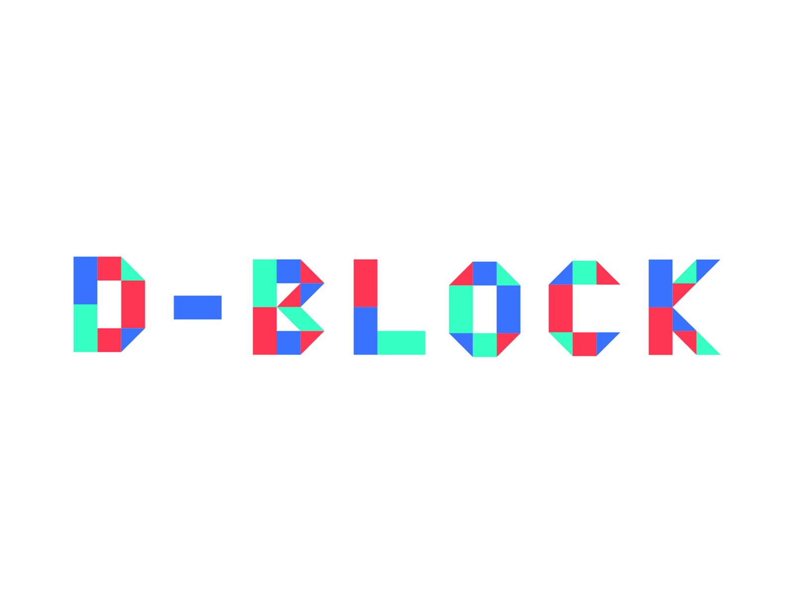 D-Block Music Festival branding graphic design logo motion graphics typography