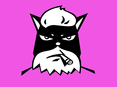 Black Cat Detective branding cartoon character design graffiti graphic design illustraion redesign