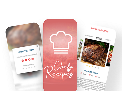 Recipe App 100dayproject agency app branding dailyui 100daysofdesign dailyul designdaily design food app illustration logo recipe ux