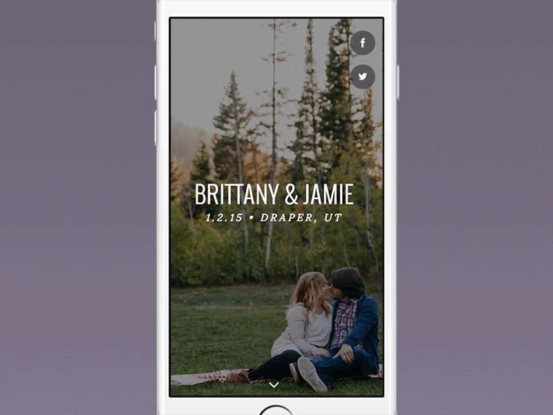 Wedding Save the Date couple love marriage mobile responsive save the date site website wedding