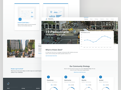 Vision Zero Homepage Concept