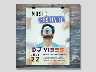 Flyer Music Festival flyer poster