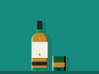 Singleton illustration vector whiskey whisky