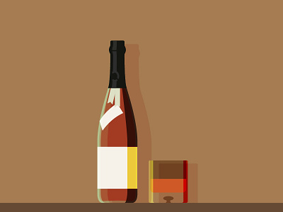 Bookers illustration vector whiskey whisky