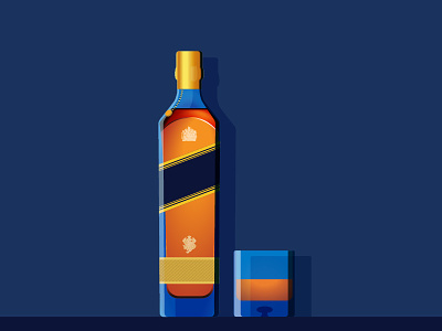 Johnny illustration vector whiskey whisky