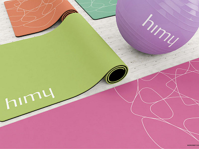 Himy • Holistic Space • Logo Design and Branding cymatics gymnastic holistic nature pilates reflexology sport yoga