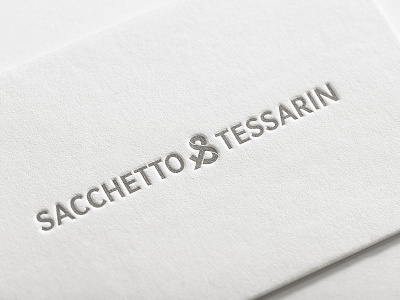 Sacchetto&Tessarin / Logo Design and Branding / Letterpress